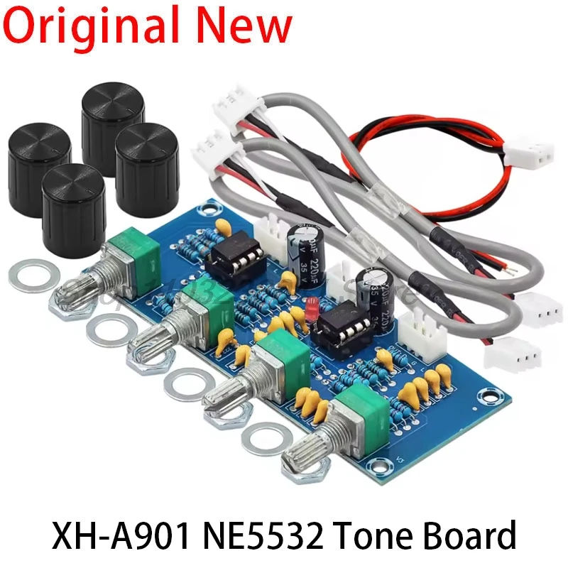 XH-A901 NE5532 Tone Board preamp Pre-amp With treble bass volume adjustment pre-amplifier Tone Controller For amplifier Board