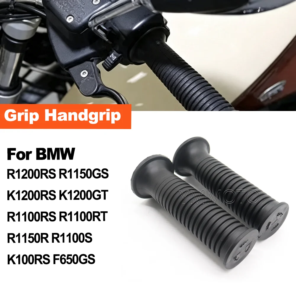 Moto Throttle Tube Hand Grips Rubber For BMW F650GS F 650GS R1200RS K1200RS K1200GT R1150GS R1150R R1100S R1100RS R1100RT K100RS