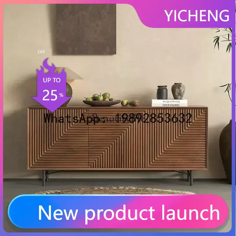 

QQ 66.LItalian minimalist wabi-sabi entryway cabinet