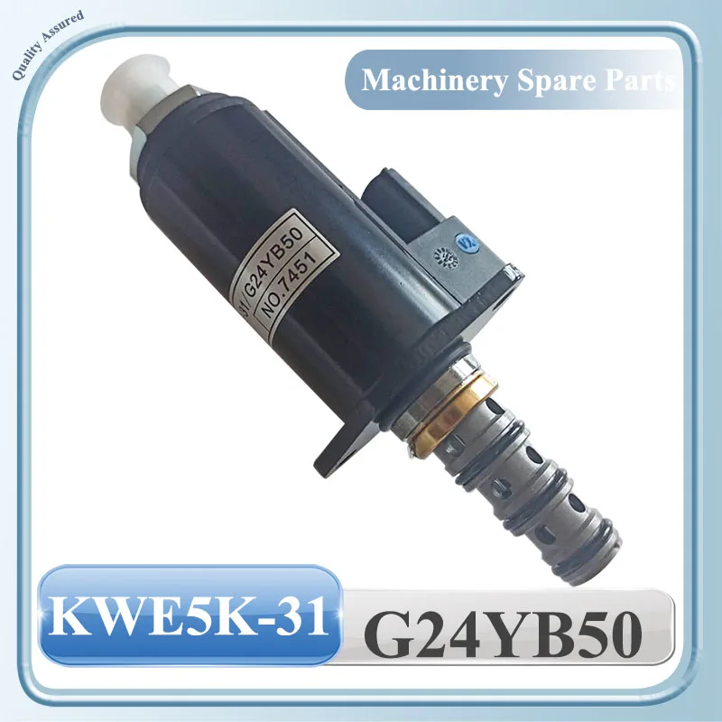 KWE5K-31 G24YB50 YN35V00051F1 High Quality Solenoid Valve For Kobelco SK200/330/350-8 Excavator