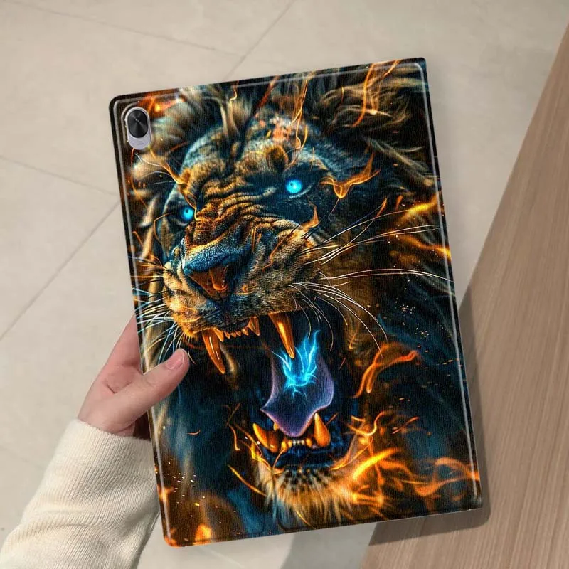 Lion Head Roaring Soft For Huawei MediaPad 11 M5 M6 ES Pro M5Lite Honor Pad V7 V8 X7 X8 X9 GT Pro Tab Tablet Case