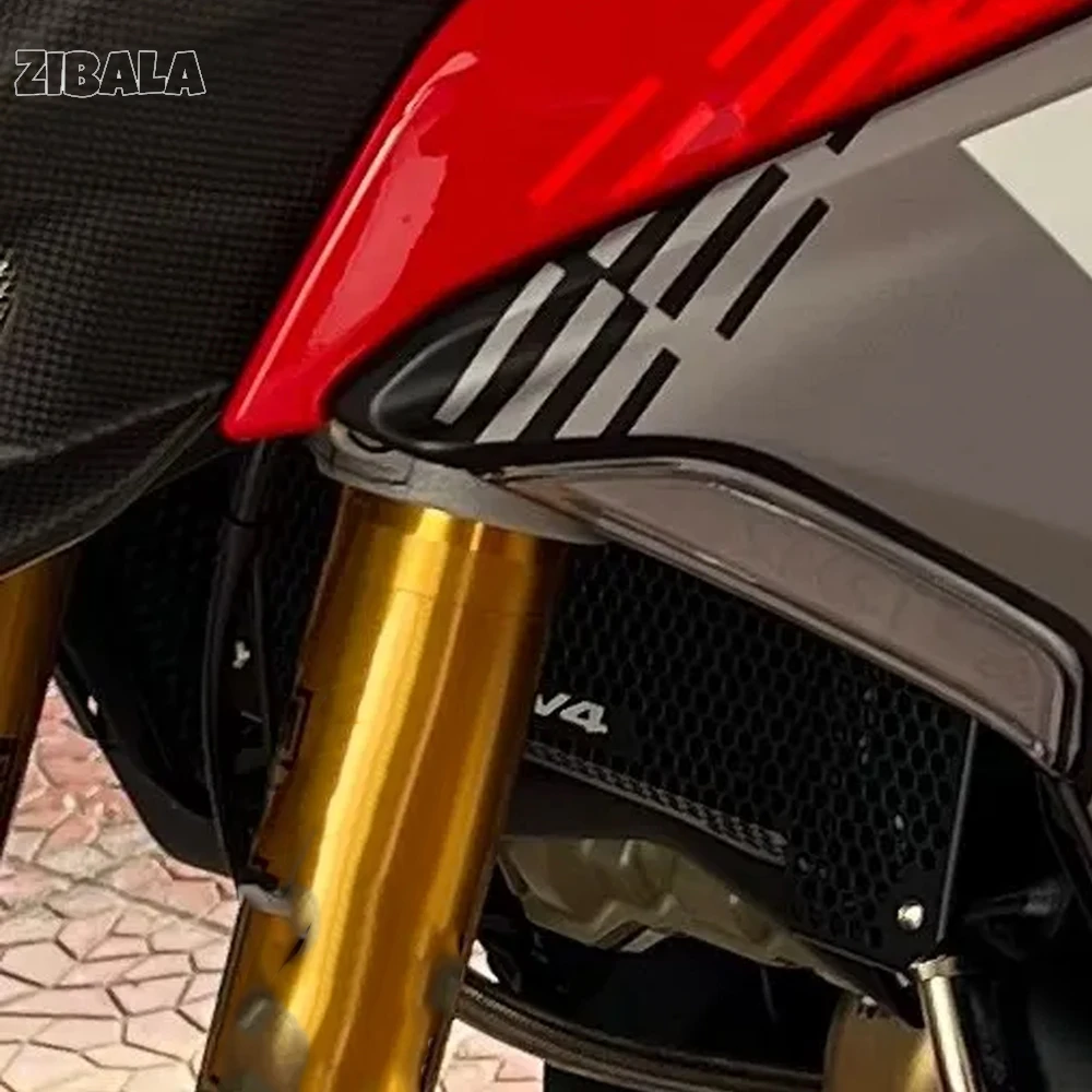 For Ducati Multistrada V4 S V4S Sport RS Grand Tour MultistradaV4 Pikes Peak 2021-2026 Radiator Guard Protector Grille Cover
