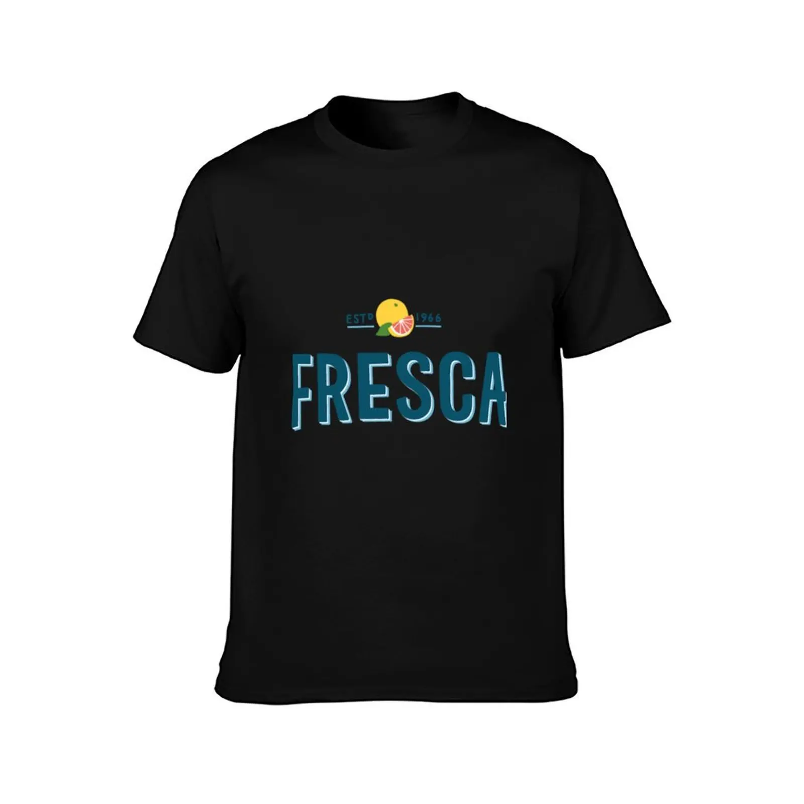 Fresca logo Classic T-Shirt Summer Casual Cotton Tee Oversized Streetwear Tops Vintage Graphic Print Loose Fit Short Sleeve