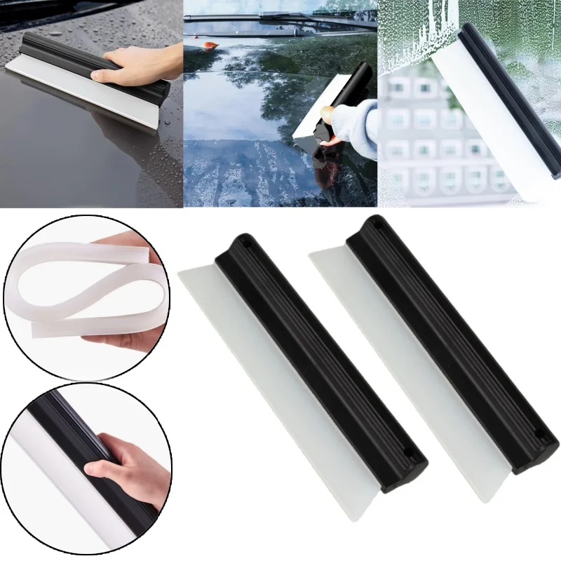

Non-Scratch Soft Silicone Handy Squeegee Car Wrap Tools Water Window Wiper Drying Blade Clean Scraping Film Scraper Accessories
