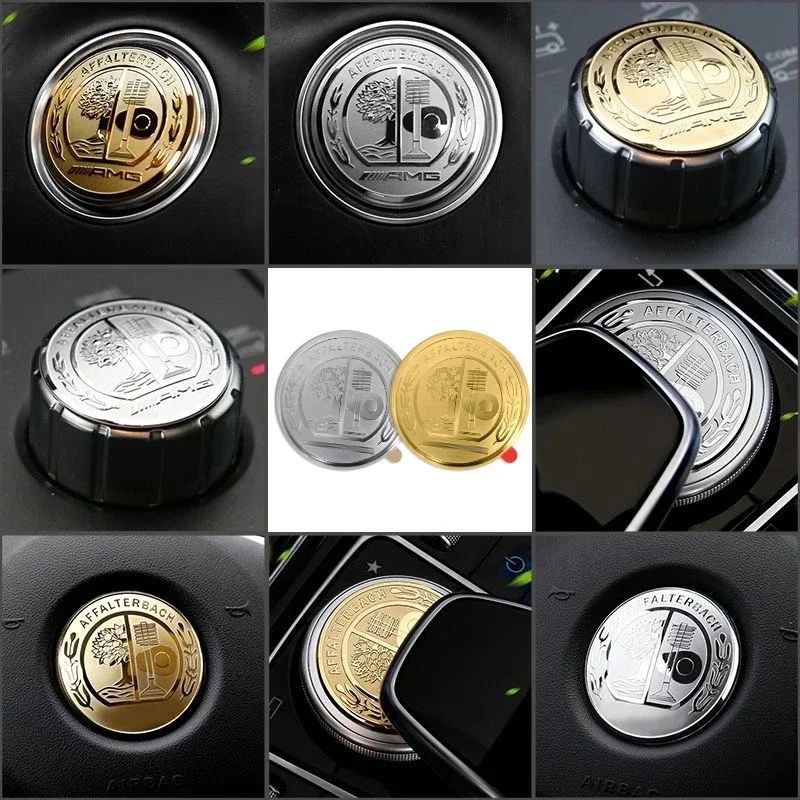 

3D ABS Sticker Emblem DecorCar Ignition Switch Start Button Cover For Mercedes Benz W218 W246 W251 W253 S205 C205 X253 GLA GLS