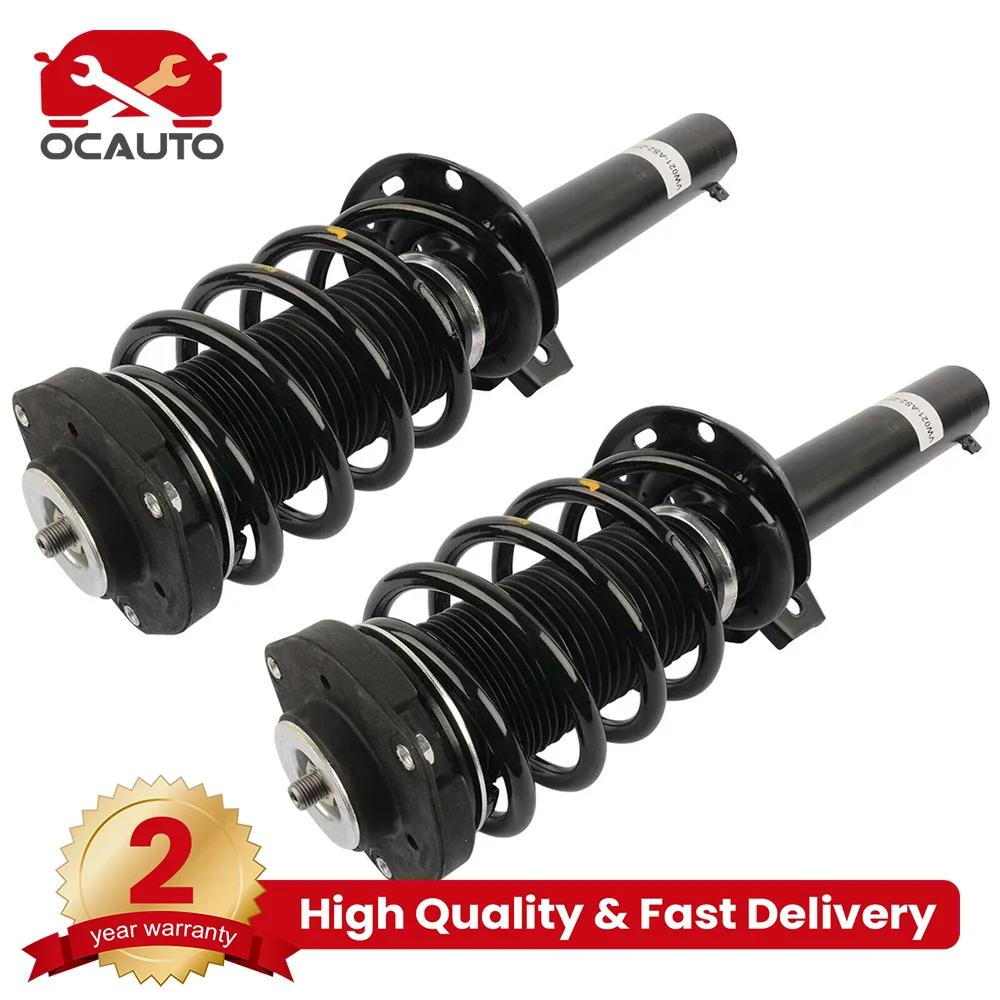 Pair Front Shock Absorbers Magnetic Ride Spring Assy For Audi TT TTS MKII TTRS Quattro 2007-2015 8J0413029M 8J0413029D