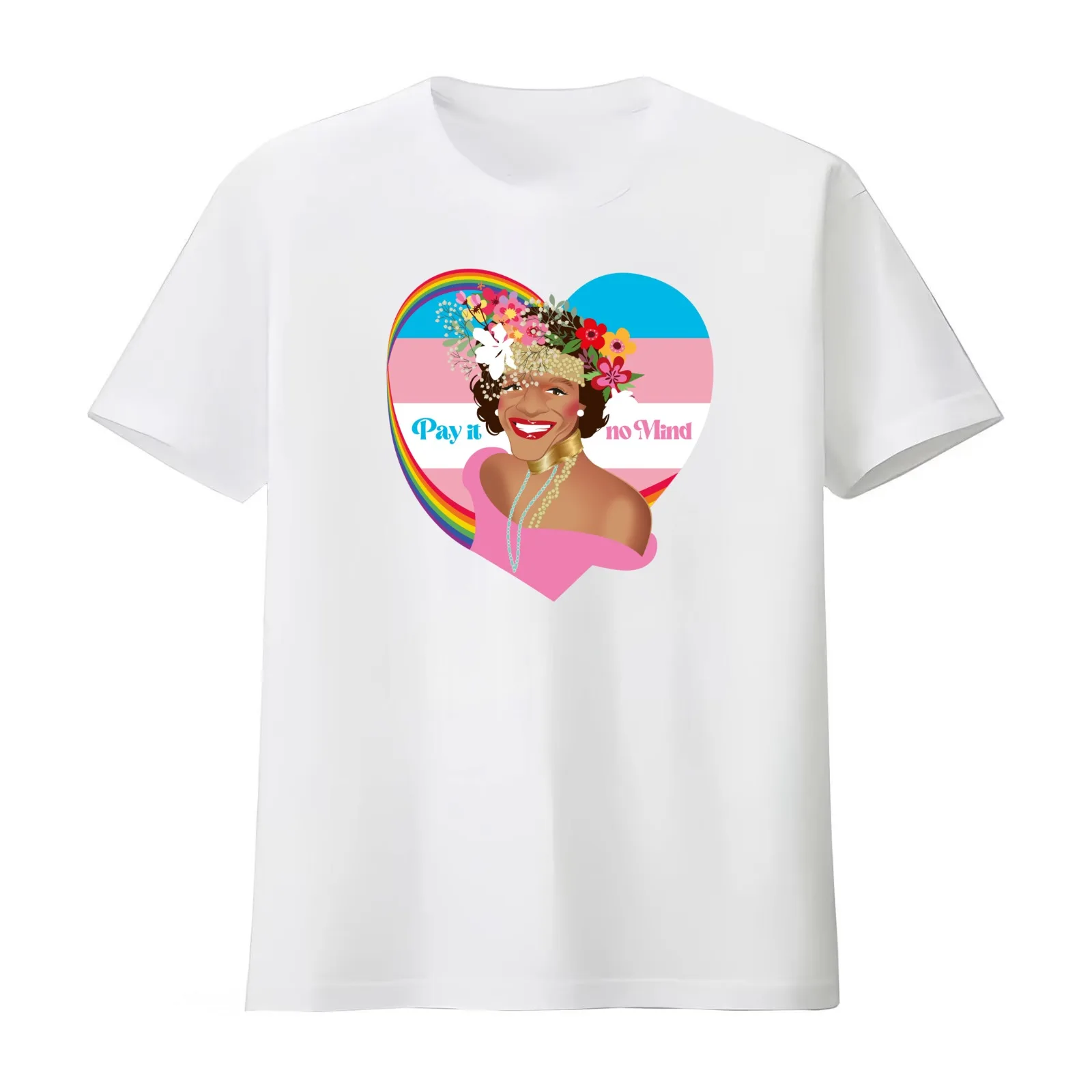 Pay it no mind T-Shirt Summer Casual Cotton Tee Oversized Streetwear Tops Vintage Graphic Print Loose Fit Short Sleeve