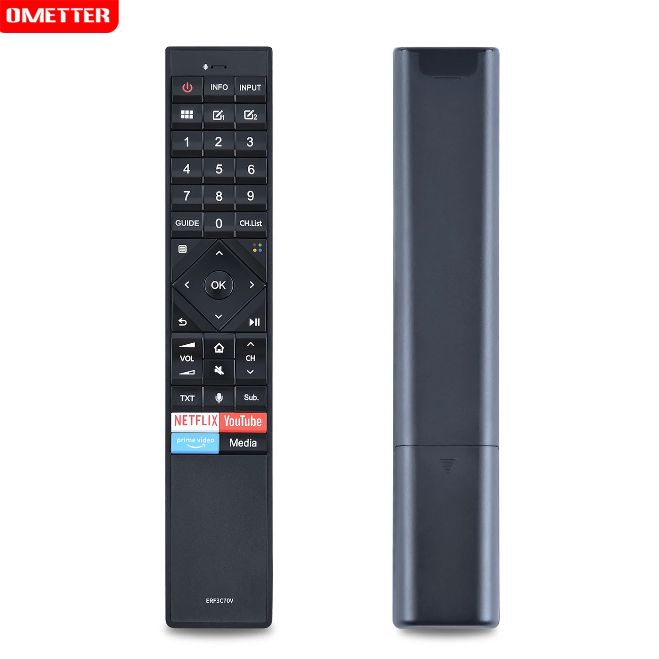 ل VU هيسنس Oled الذكية 4K التلفزيون التحكم عن بعد بدون صوت من ERF3C70V ERF3F70H H55O8BUK H5508BUK