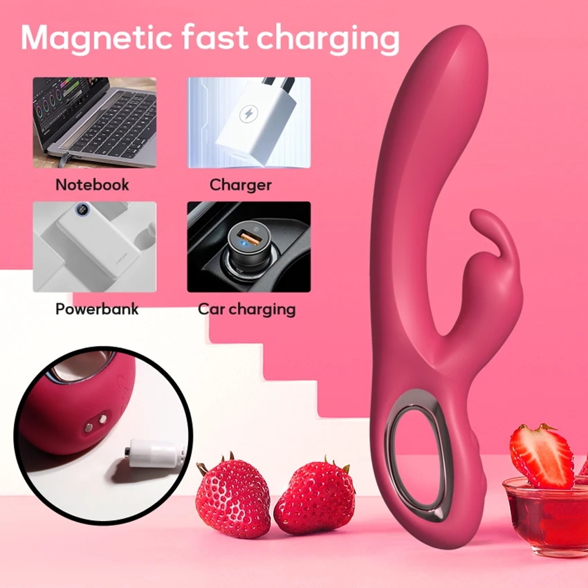 Dildo Konijn Vibrator Voor Vrouwen Krachtige G Spot Vibrators Tepel Clitoris Stimulator Vrouwelijke Seksspeeltjes Volwassen Producten Masturbator