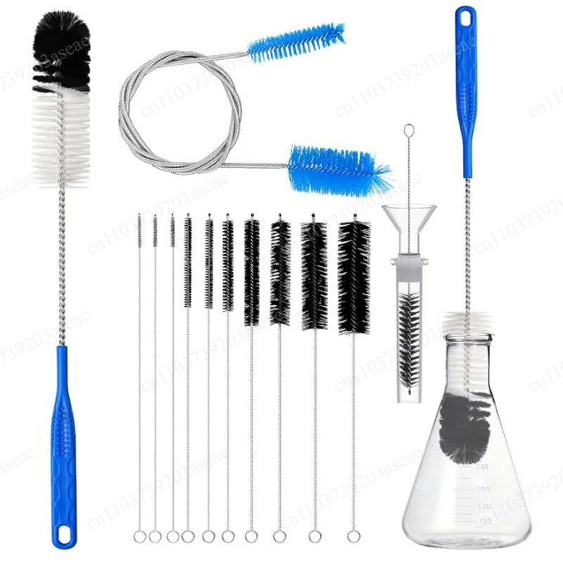 12-Piece glass pipe cleaner brush set factory direct sales