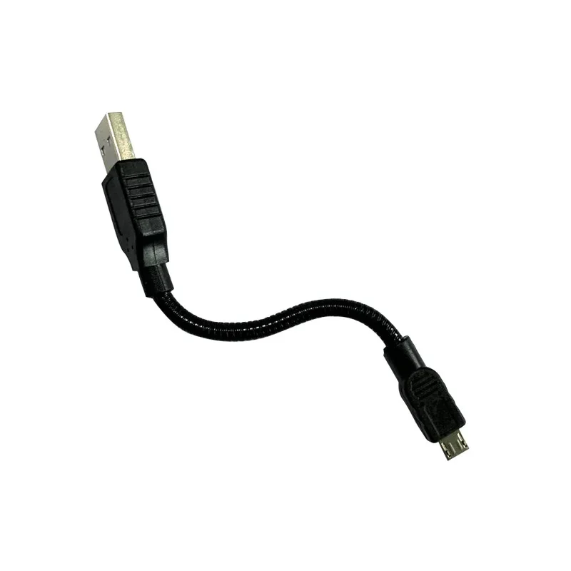 

Moldable camera charging cable Micro interface USB snake spring data cable