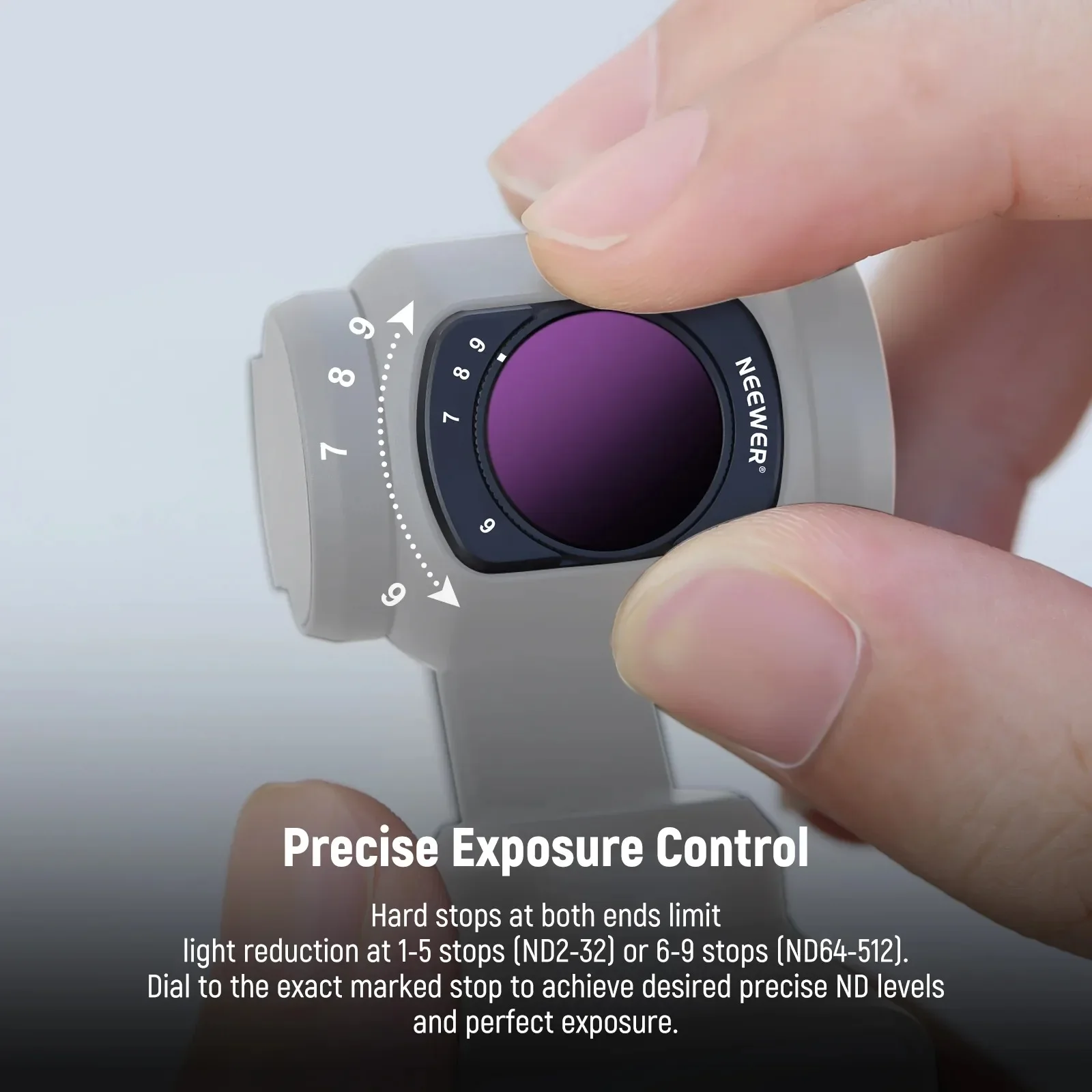 

Variable ND Filter Set with 0.75X Wide Angle Lens for DJI Osmo Pocket 3
