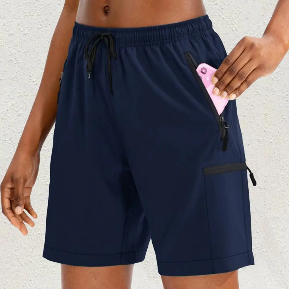 軽量女性ショーツ速乾性通気性女性スポーツショーツヨガジムワークアウト弾性ウエストアスレチックランニング