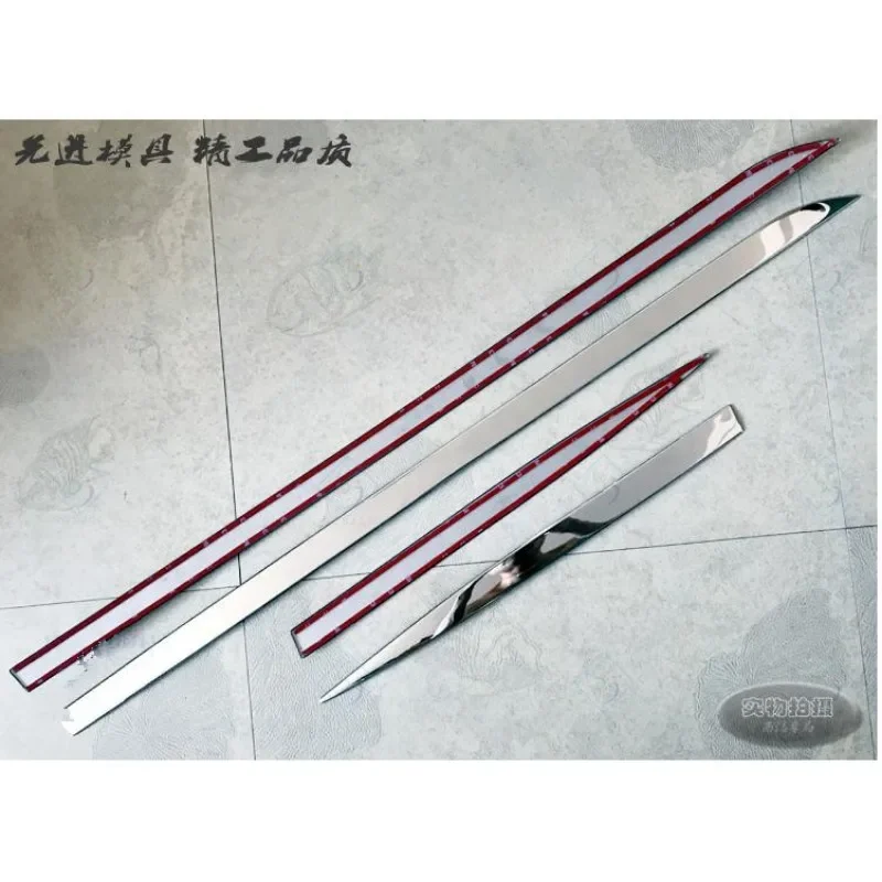 For Ford Focus 3 Mk3 2012 2013 2014 2015 2016 2017 2018 Chrome Door Side Line Body Molding Trim Cover Garnish Accent Strip 4pcs