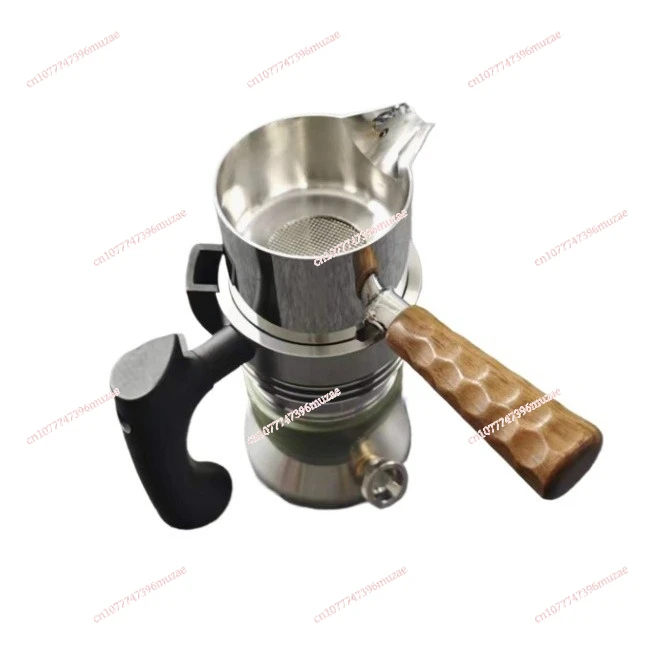 

9Bar coffee maker, espresso machine, high pressure stainless steel, jet steam extraction outdoor