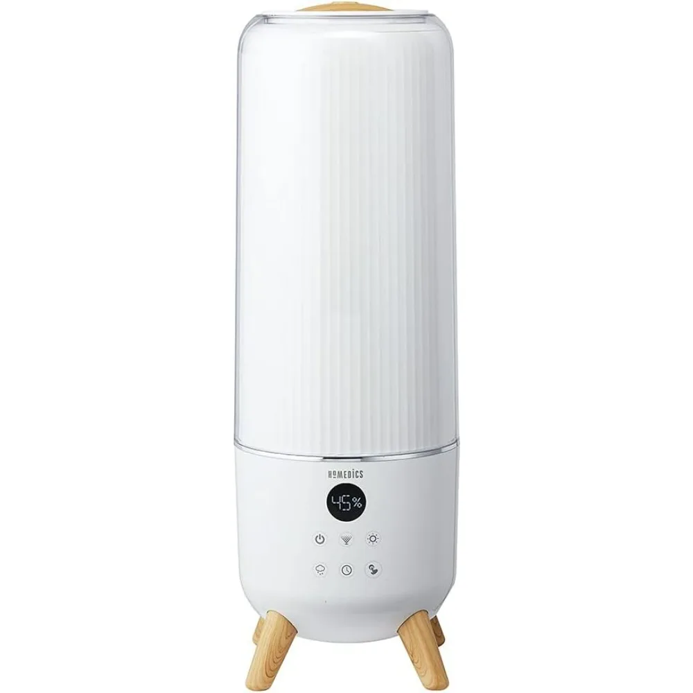 

Ultrasonic Humidifier - Large Deluxe Air Humidifiers for Bedroom, Plants, Office - Top-Fill 1.47-Gallon Tank, Cool Mist