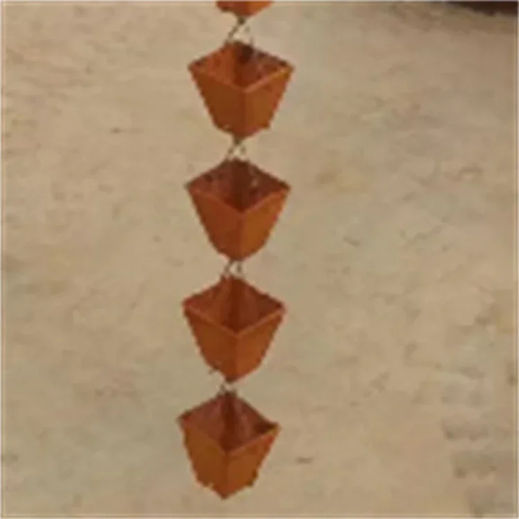 Corten Steel rain chain garden rain chain gutter decorative rain chain