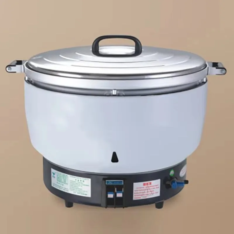 Electric Big Capacity Commercial Drum Type Rice Cooker with Stainless Steel Steamer Cooking Equipment