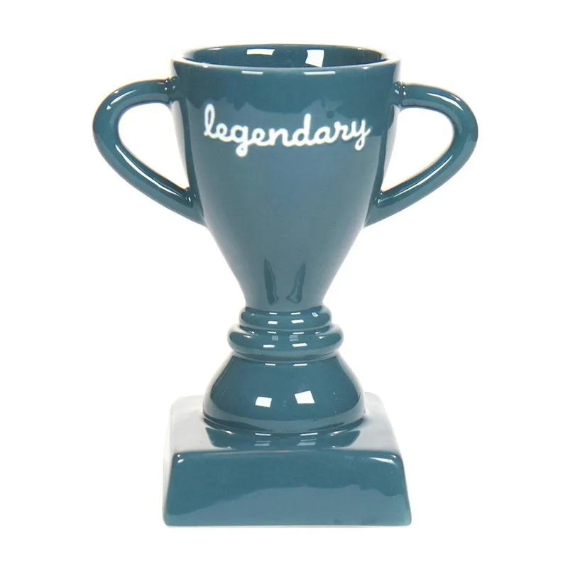 Legendary Ceramic Trophy Cup-Unique Desktop Organizer & Gift for Father's Day