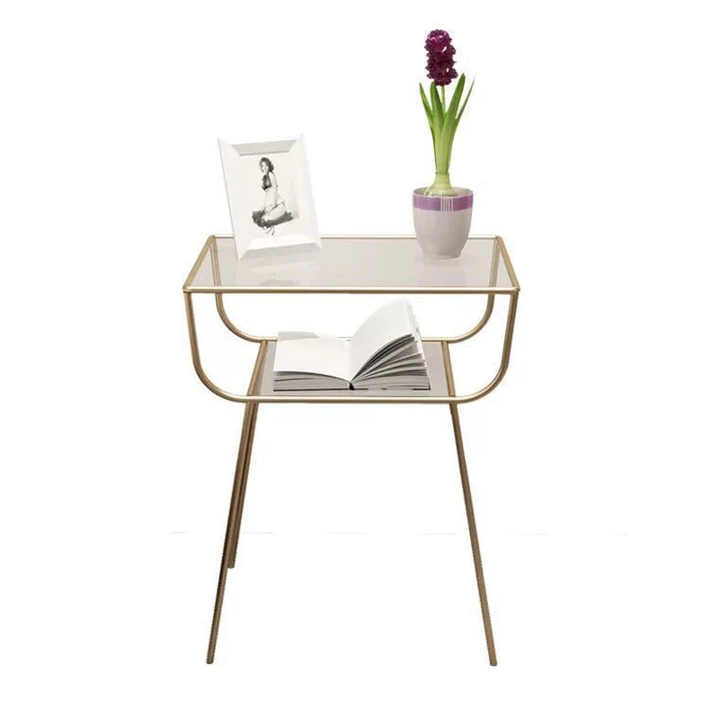 

Modern minimalist bedroom bedside table, household sofa side table