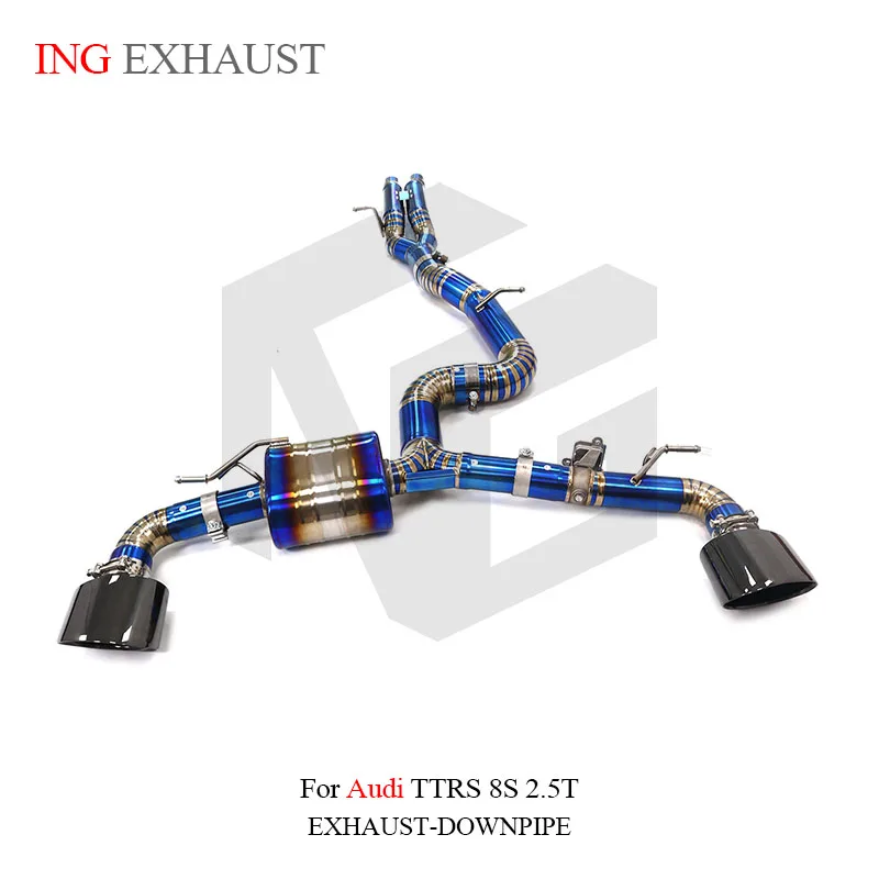

ING Exhaust Performance Titanium alloy Catback for Audi TTRS 8S 2.5T Electronic Control Remote Motor Valve System