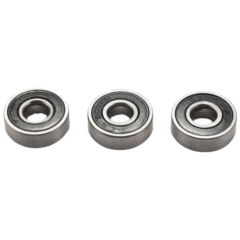 Promotion! 100Pcs 608 2RS Ball Bearing ABEC-5 8X22X7 Mm Deep Groove Carbon Steel Sealed Ball Bearings