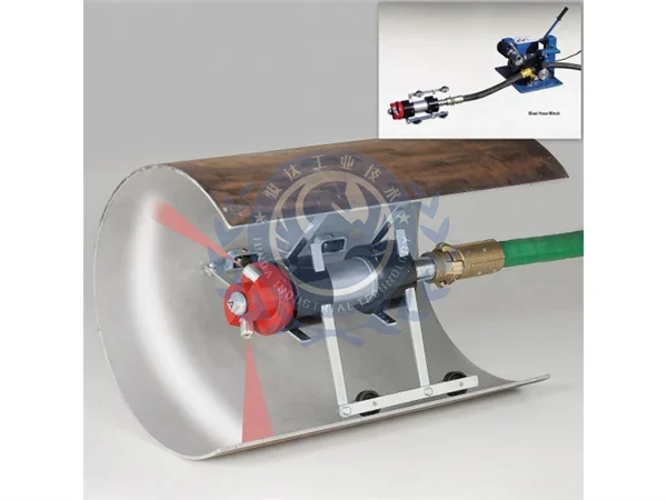 Oil Pipeline Inner Wall Derusting Sandblasting Nozzle 200X500mm with Pipeline Internal Cleaning