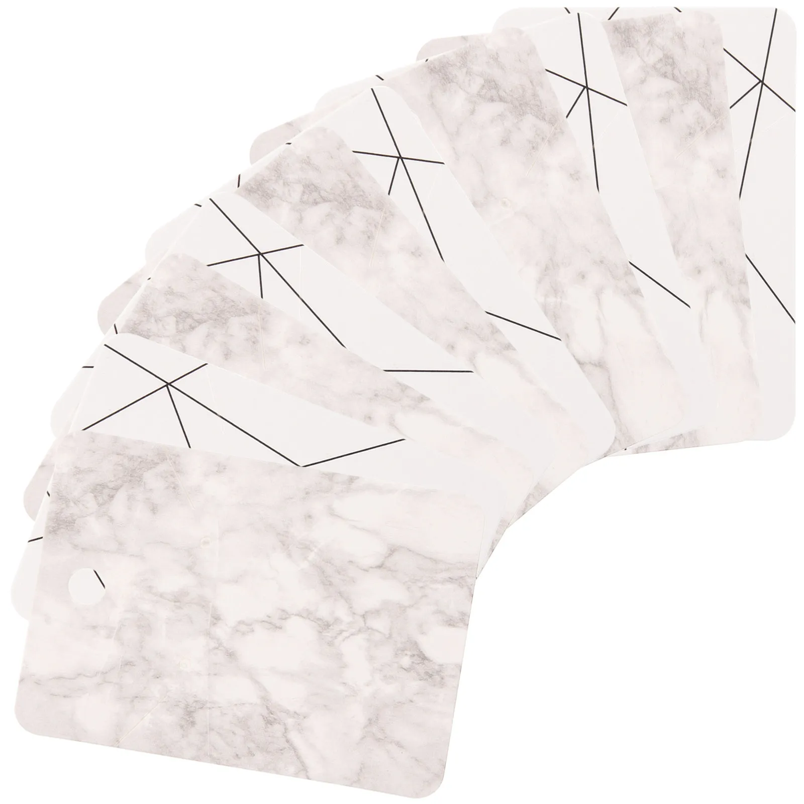 

100Pcs Ear Ring Cards Paper Made Sturdy Jewelry Display Holder for Earrings Studs Storage and Organization Blank Necklace