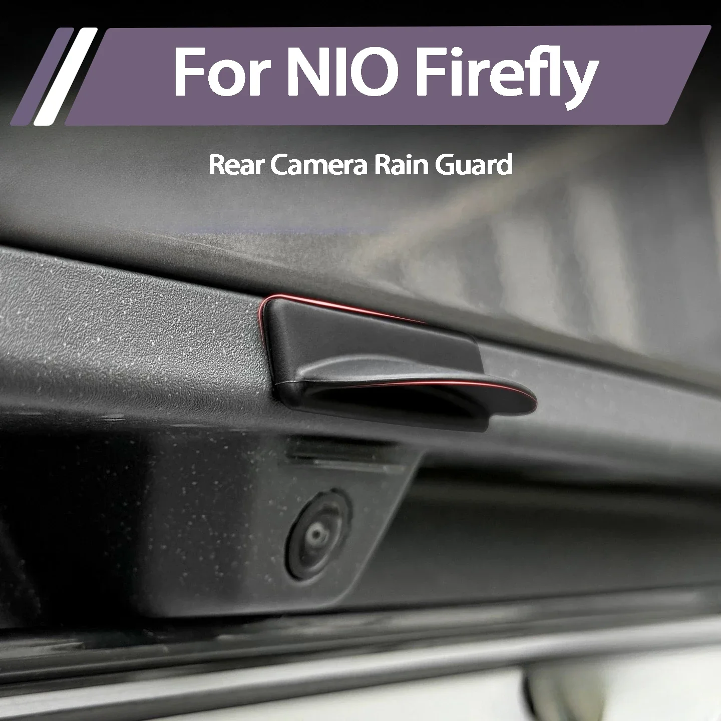 For Nio Firefly 2025 2026 Rear Camera Rain Visor Car Rain Shield Deflector Exterior Accessories
