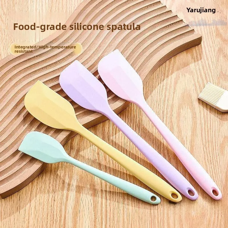 

Silicone Baking Scraper Mixing Tool Home Integrated Scraper Heat Resistant Food Grade Cream Shovel Silicone Shovel