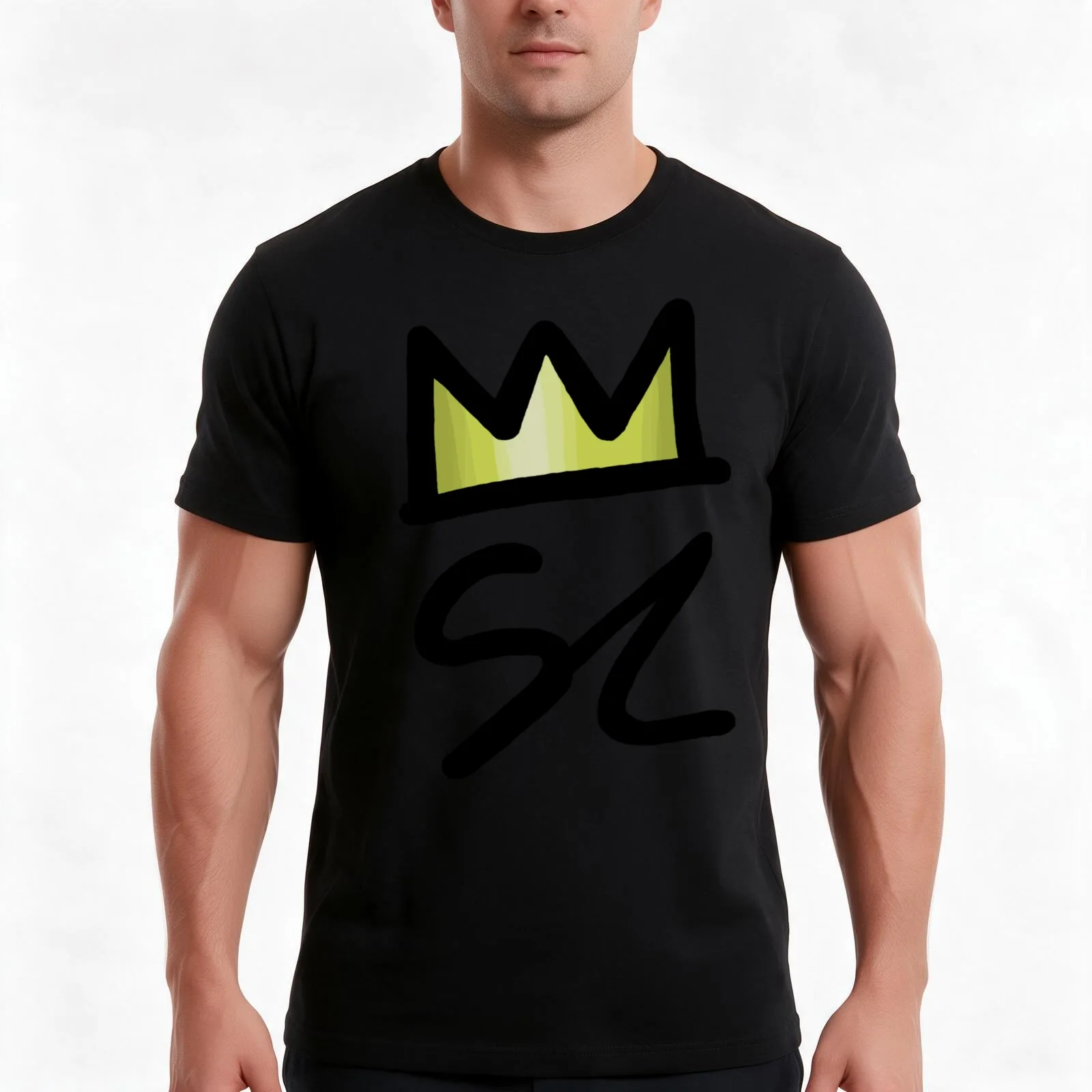 Tyrannosaurus Sketch Signature Gold T-Shirt, Summer Casual Cotton Tee, Oversized Streetwear Tops, Vintage Graphic Print