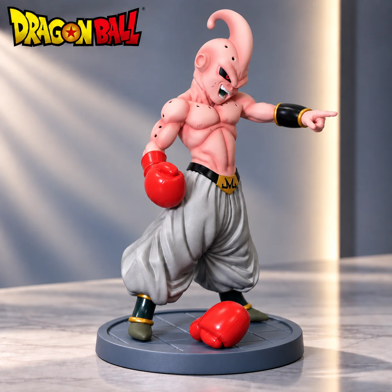 Dragon Ball Majin Buu Boxing Figure 19cm PVC Anime Action Figure Kid Buu Collectible Model Statue Desktop Decoration Gift