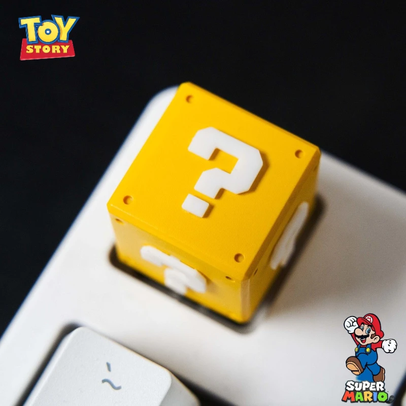 Super Mario dibujos animados lindo 3D keycap creativo Kawaii masculino y femenino teclado mecánico decoración keycap regalo al por mayor