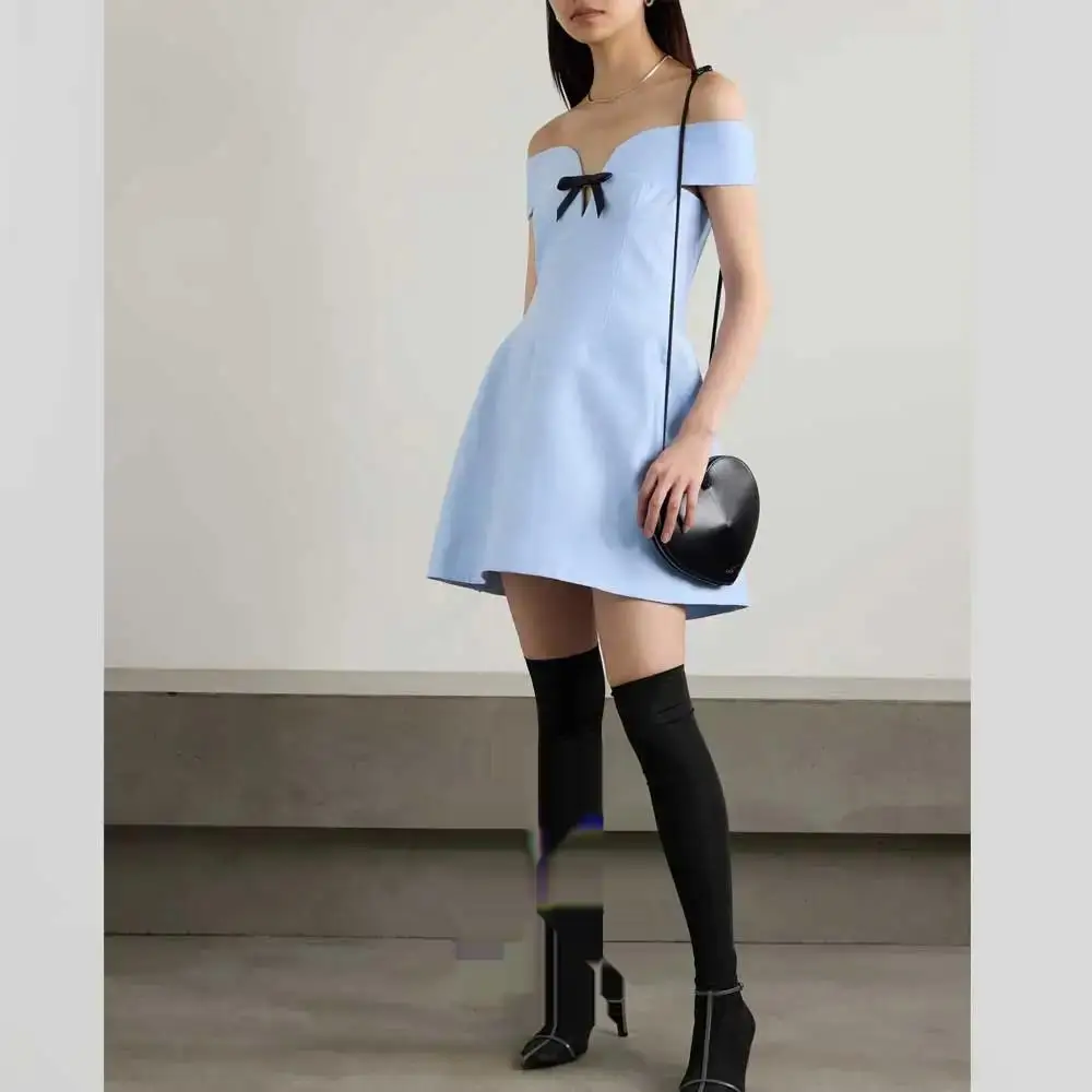 

Dress Knee Length Luxury Birthday Evening Dress Sleeveless Summer Elegant Wedding Party Gowns For Women Arab 2024