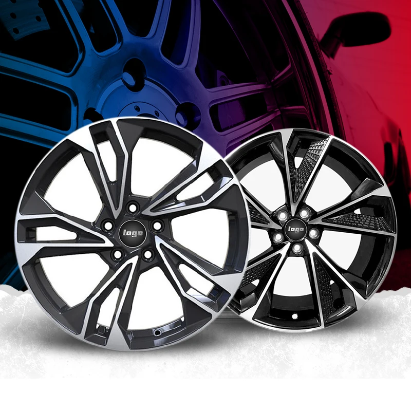 4pcs/set Car Wheel Rims Aluminum Alloy Wheel Center Cap Rim Tire for Audi RS4 RS5 RS6 RS7 A5ccessories