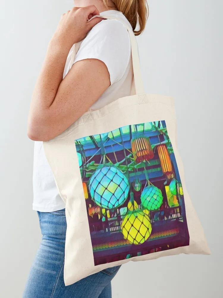 Happy Place Tote Bag tote bag men's shopping bag logo Canvas Tote