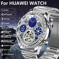 For Huawei GPS Sports Smart Watch Men 1.52 Inch AMOLED HD Screen NFC Compass Heart Rate Health Monitor Waterproof Smart Watch