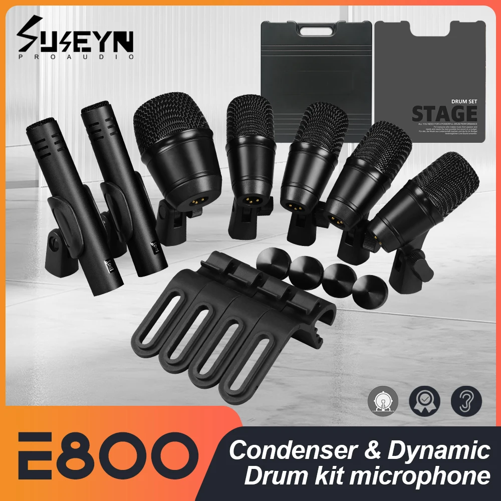 

Ultra high quality drum mounted microphone e800, perfect for outdoor performances and indoor recording with ultimate sound recep