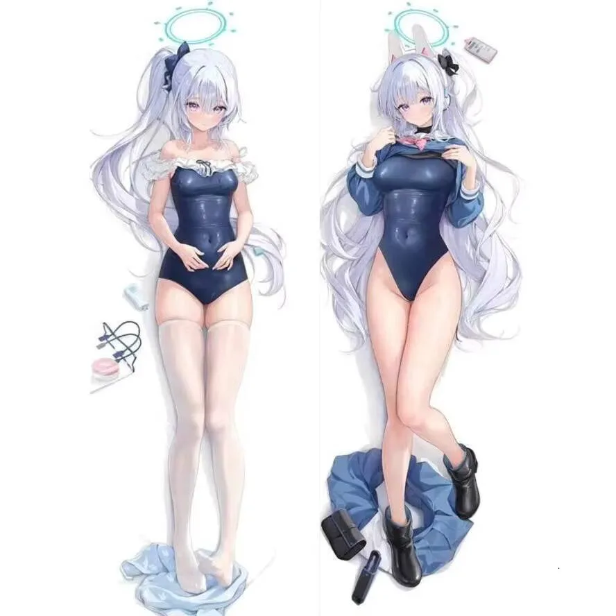 

Чехол для подушки для тела, синий архив Мияко, аниме, подушка Дакимакура, шарнирная игра Отаку