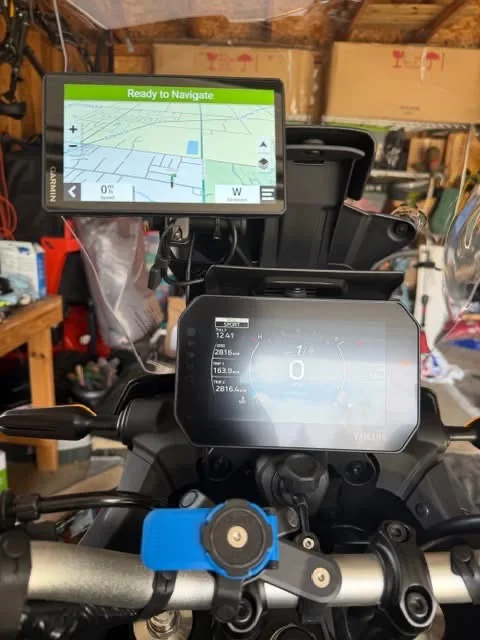 For Yamaha Tracer 9 2025- Motorcycle GPS Phone Holder Bracket Stable Shockproof Navigation Extension Cross Bar Mount Accessories