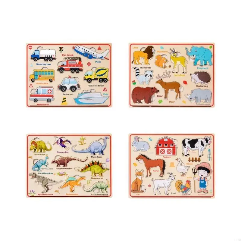 

F62D Puzzle for Toddler Cartoon Theme Puzzle Board Child Learning Toy