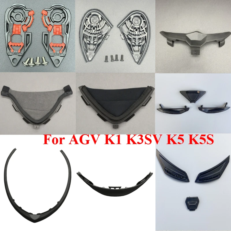 

For AGV K1 Helmet Accessories Visor Fit for AGV K1 K3SV K5 K5S Motorcycle Helmet Top Vent Capacete De Moto Parts Accessories