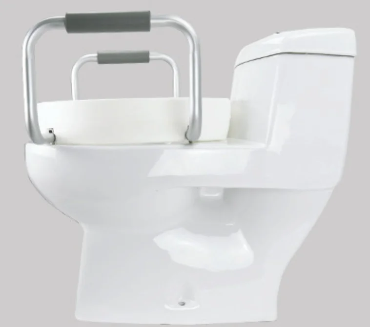 

Height Adjustable Folding Toilet Chair Commode Chair for Elderly With Bucket