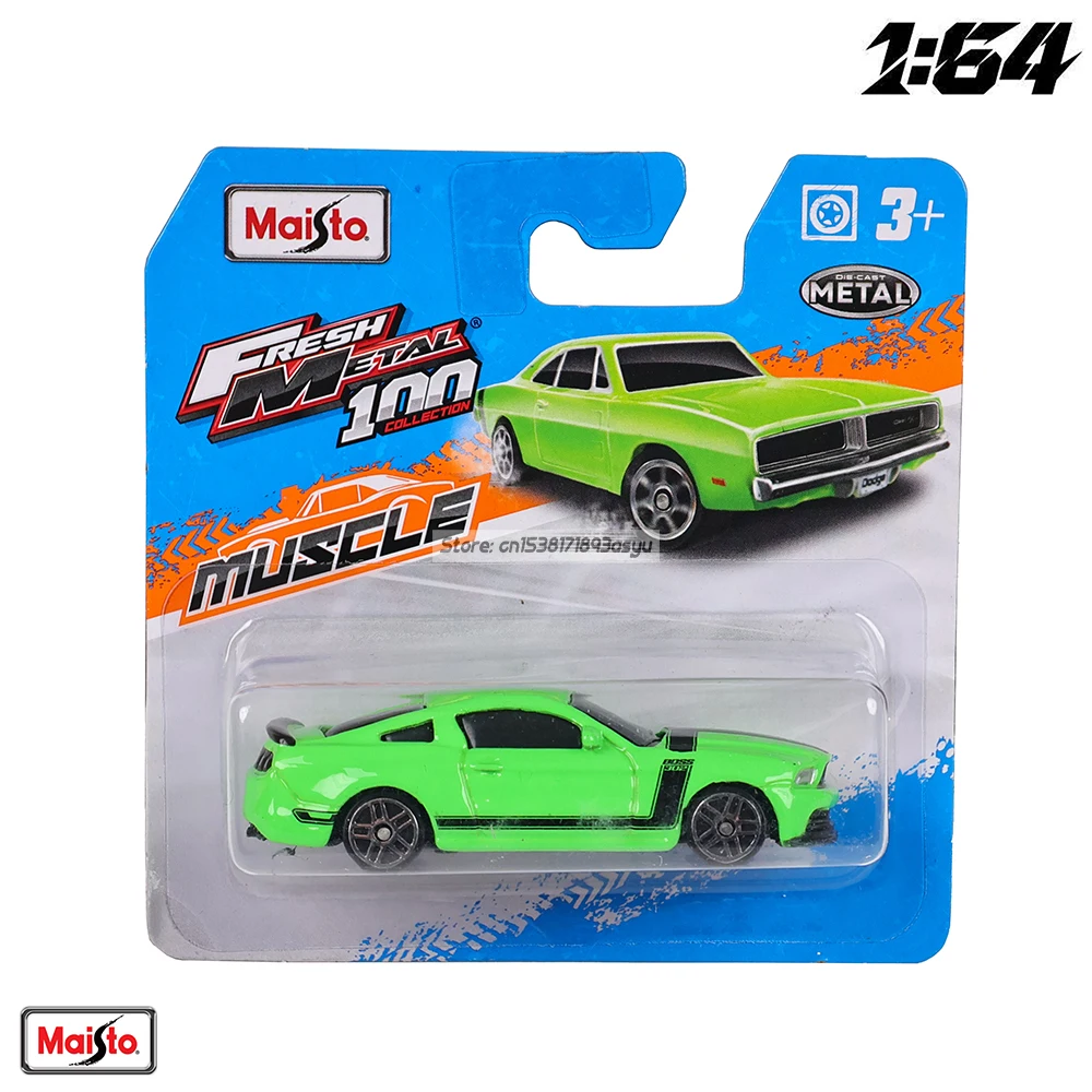 

Maisto 1:64 Alloy car model Toy 2013 Ford Mustang Boss 302 2023 Nissan Z Lamborghini BMW Toyota Classic Static Die-Casting