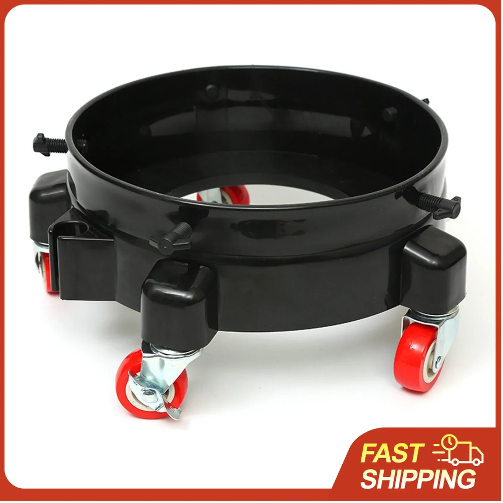 Heavy Duty Bucket Dolly with Universal Casters PP Material Rolling Cart for Wash Water Plant Pot Tool Box Moving