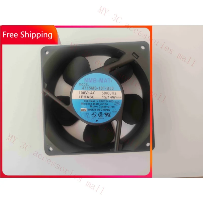 

1pc FOR NMB 4715MS-10T-B50-B00 11938 11.9cm 110V 0.27A Inverter Cooling Fan