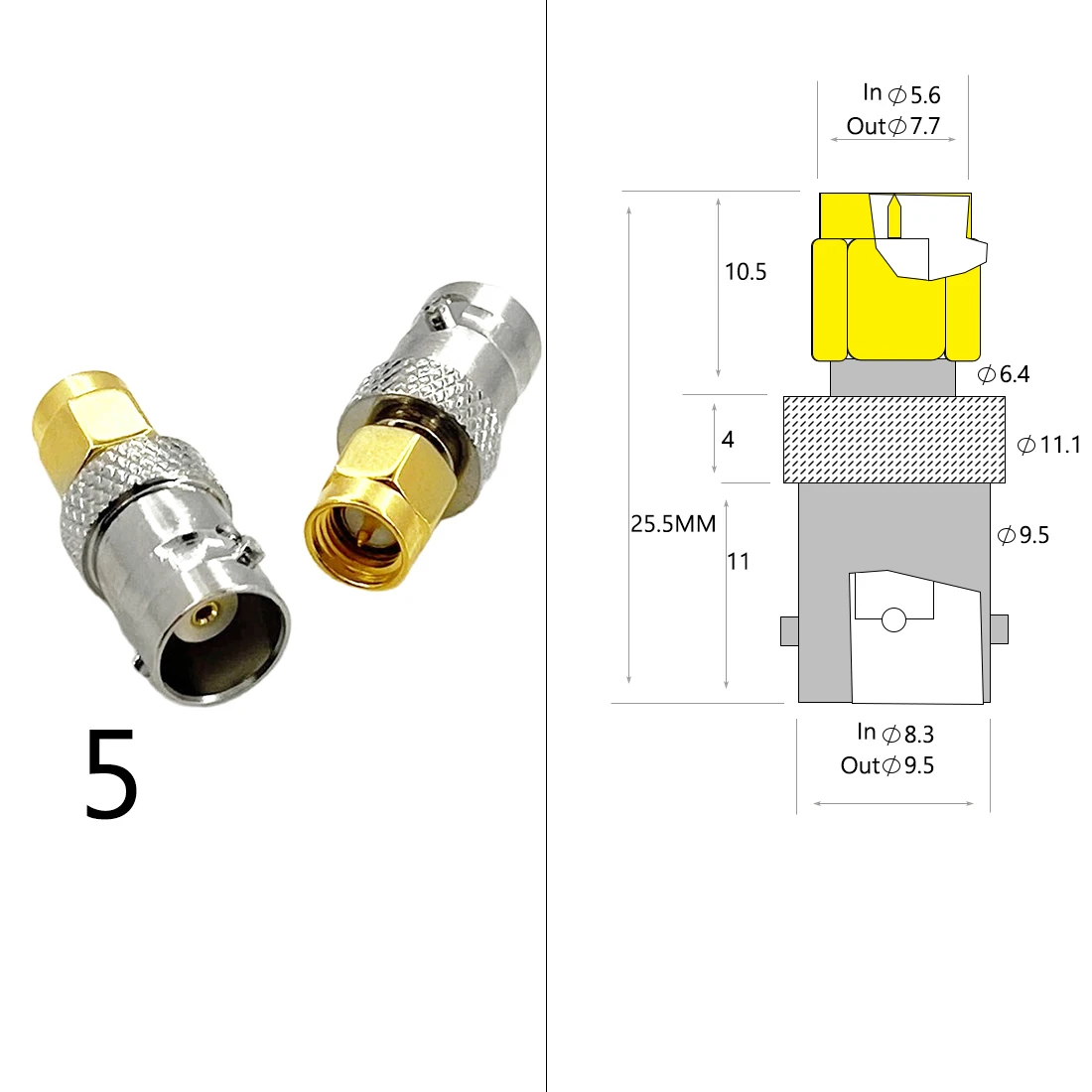 1pc Wifi Antenna Adapter SMA Male Female To BNC  N Male Female  Plug Jack RF Coax Convertor Straight NEW Wholesale Price