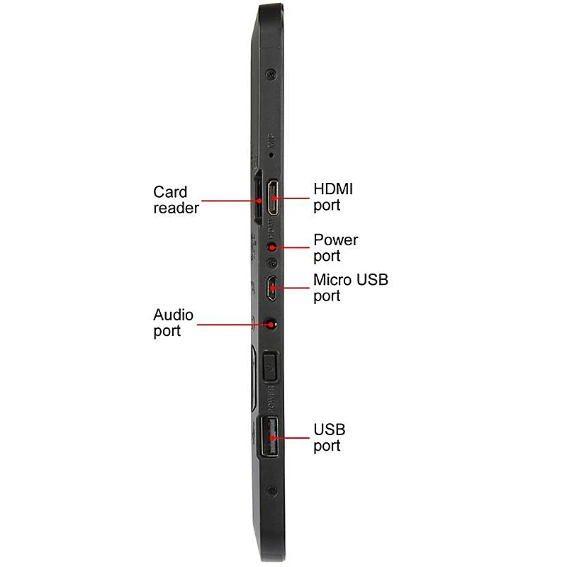 Tableta PC RCA04 de 10,1 pulgadas Windows 10 Quad Core 2GB RAM 32GB ROM Intel Atom X5-Z8350 1280x800 IPS cámaras duales Mini HDMI 6000mAh