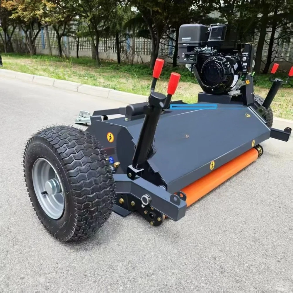 Traction-type Side-shifting Tractor Orchard Mower, Straw Crushing Mower, Suspended Vertical Knife and Straight Knife Weeder