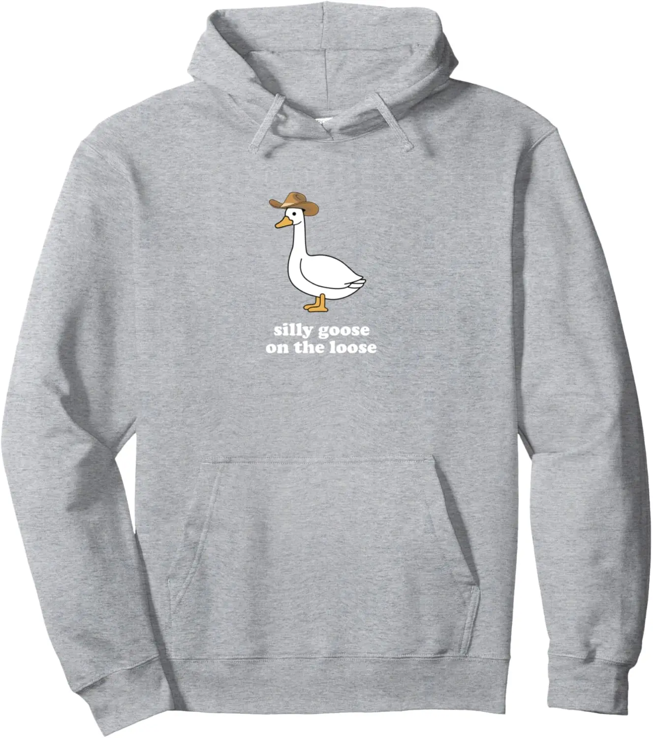 Silly Goose on The Loose Playful Humor Design for Fun Lovers Pullover Hoodie Kawaii Clothes Anime Hoodie Women Mens Hoodie